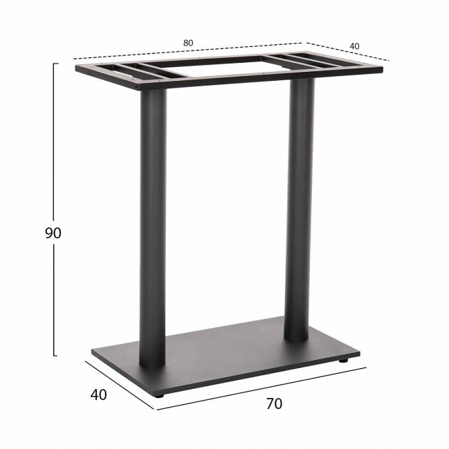 ΟΡΘΟΓΩΝΙΟ ΤΡΑΠΕΖΙ BAR WERZALIT 120x80 WHITE MARBLE