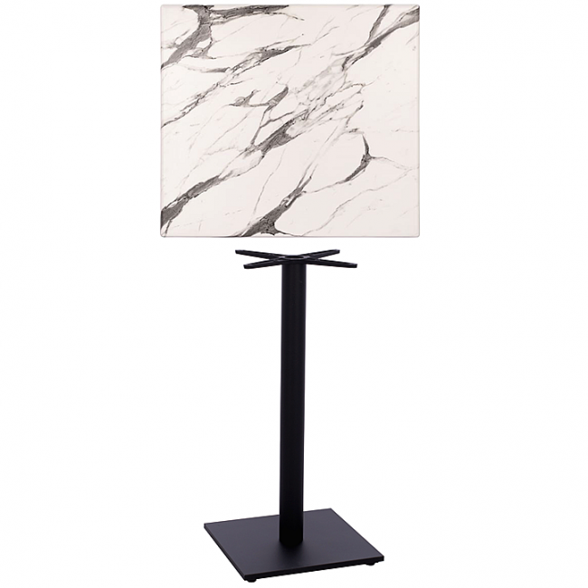 ΤΕΤΡΑΓΩΝΟ ΤΡΑΠΕΖΙ  BAR WERZALIT WHITE MARBLE