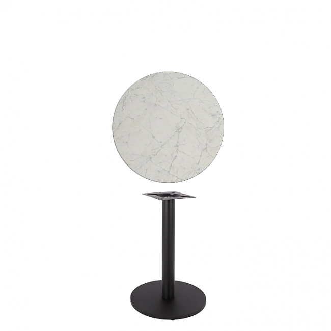 ΣΤΡΟΓΓΥΛΟ ΤΡΑΠΕΖΙ WERZALIT GREY MARBLE