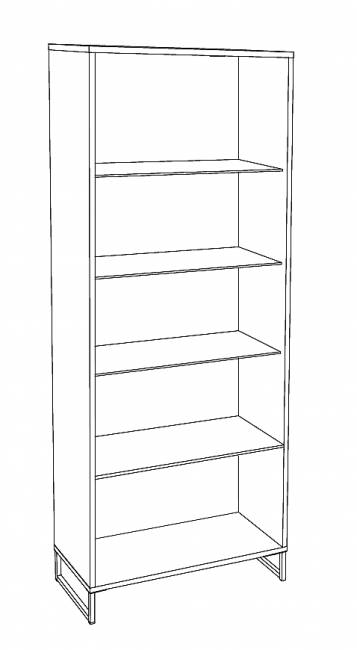 ΒΙΤΡΙΝΑ ΧΑΜΗΛΗ ASTANA ΜΕ 2 ΠΟΡΤΕΣ 91x40x125 ΑΣΠΡΟ GLOSS / ΜΑΥΡΟ ΜΑΡΜΑΡΟ