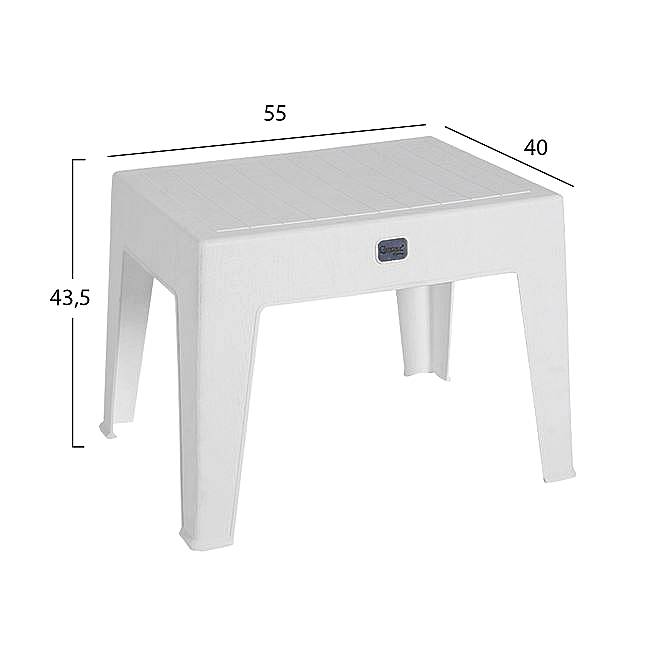 ΤΡΑΠΕΖΑΚΙ ΠΟΛΥΠΡΟΠΥΛΕΝΙΟΥ 55x40x43,5 MEMONOMENA TEMAXIA